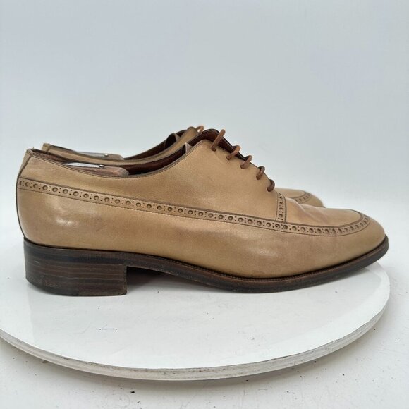 Beltrami Men Size 9 Brown Leather Lace Up Brogue Derby Dress Shoes main image 10